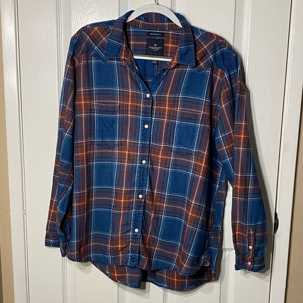 American Eagle Outfitters Boyfriend Fit Flannel